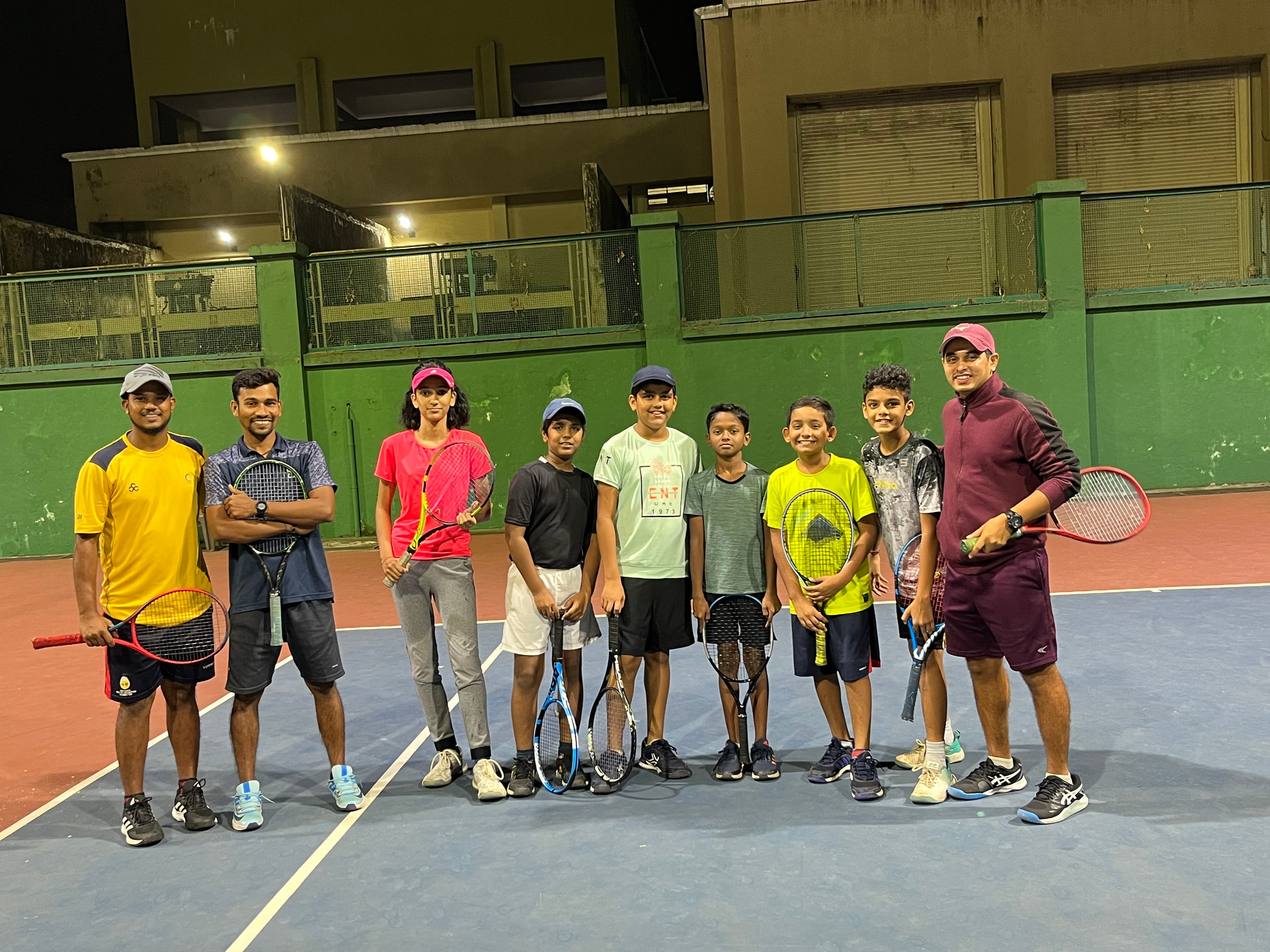 Tennis action shot 11