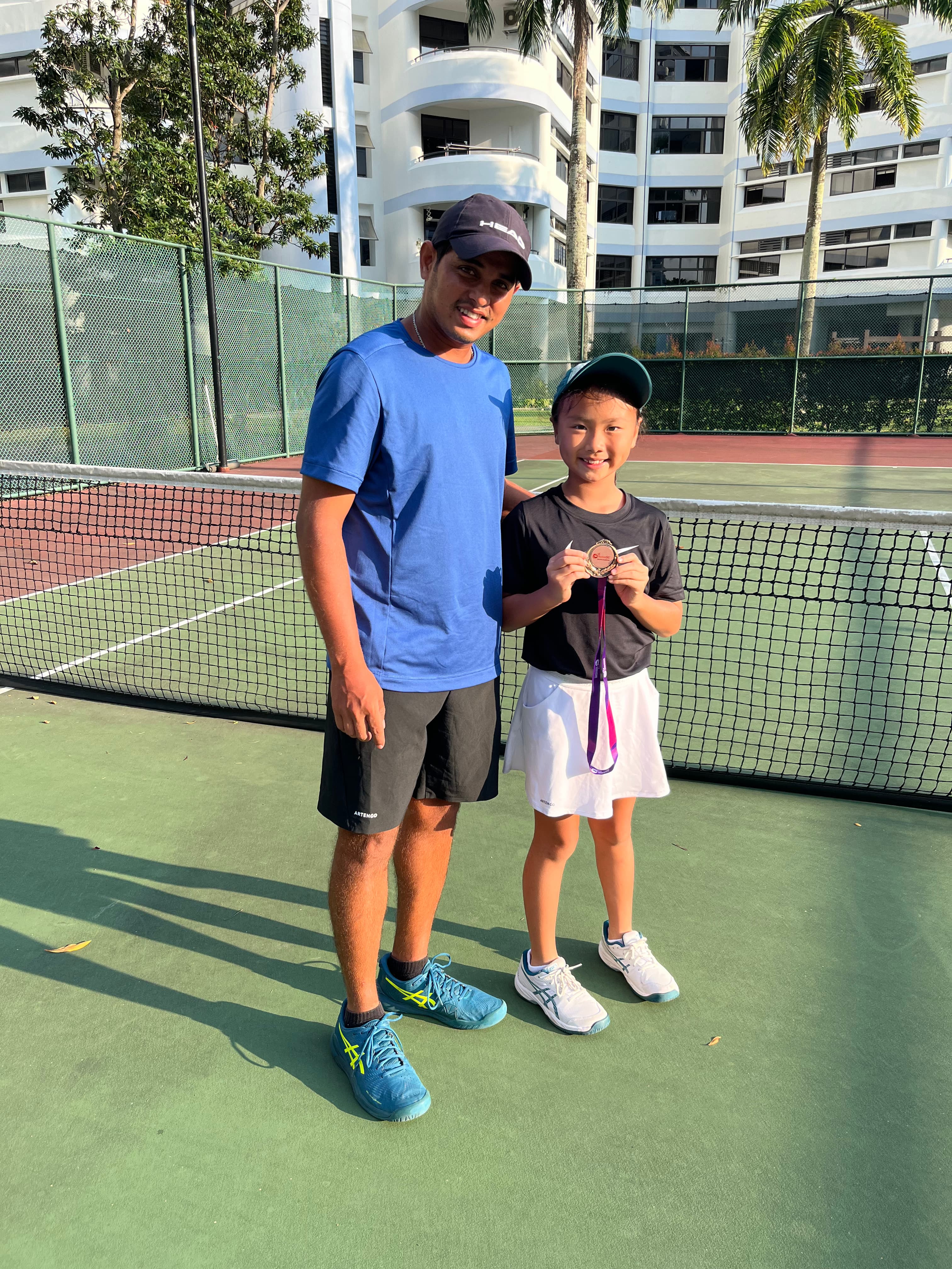 Tennis action shot 7